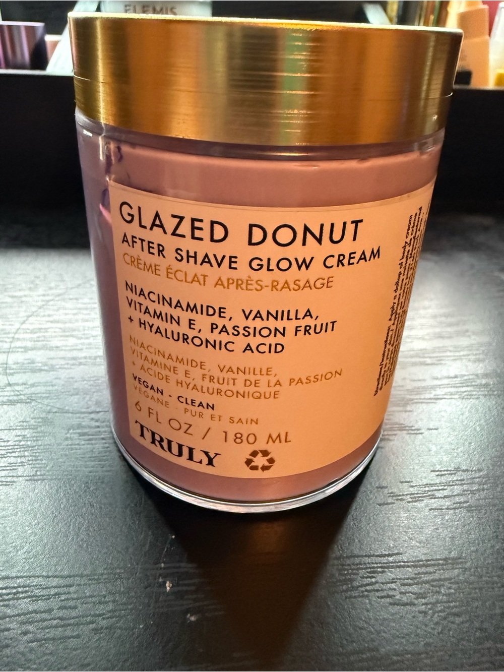 TRULY Glazed Donut After Shave Glow Cream - Pink & Gold